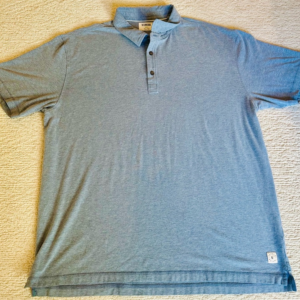 Linksoul Light Blue Polo Shirt